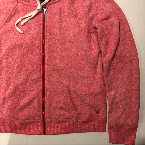 American Eagle Outfitters Full Zip Hoodie Womens Size XL Pink Color - Picture 3 of 10